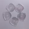 5 Pcs Dvd Cd Case 7Mm Double Clear Umd Replacement Shell, Apply For Most Game Dvd Cd