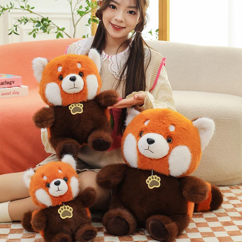 

Adorable Baby Raccoon Plush - Cute Bedside Leg-Clamping Doll for Kids 30cm 0.3kg