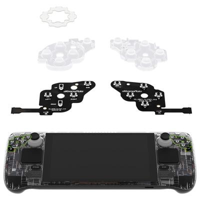 Kit de clics pour le visage eXtremeRate compatible avec le jeu portable Steam Deck Affichage personnalisé du Dpad Bouton de menu ABXY Kit de clics pour le visage et la souris Compatible avec