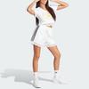 Adidas Originals Trefoil Lace Trim 3-Stripes Shorts Women Shorts White IL2420
