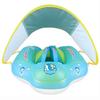 Baby Inflatable Ring, Baby Boat, Float with Footholes, SPF50+, Removable Sunshade, Swimming Aid, Sunscreen, for Swimming, Beach, Summer Activities, Ou