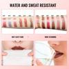 Gloss Labial Metálico Alto Brilho, Longa Duração, Fórmula Não Pegajosa, Batom Hidratante Brilho Labial Ideal para Festas, Encontros e Uso Diário