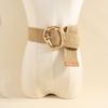 Woven Linen Women Waist Belt Fashion Waist Accessory for Skirts Dresses Bohemian Styles Waist Decoration for Festival