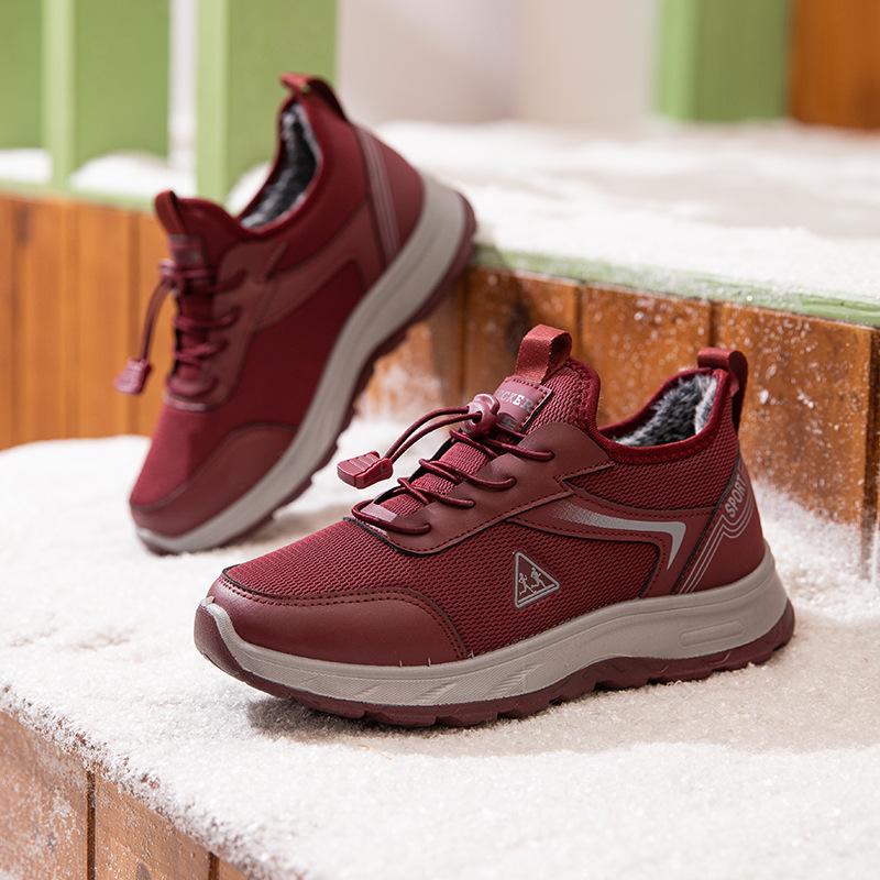 Women's Winter 2025 Lightweight Walking Shoes - Soft Sole, Breathable, Casual Sneakers for Middle-Aged and Elderly.