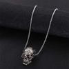 Steel Simple Men's Neck Chains Women Jewelry Accessories Skull Necklace Skeleton Pendant Choker
