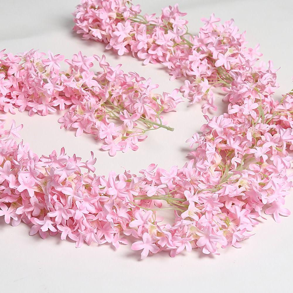 Foto Requisiten Flieder Künstliche Blume Mehrfarbige Simulationsblumenranke Gartenornament