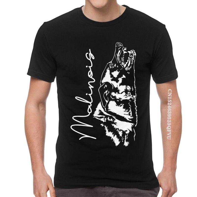 The most comfortable way to travel Belgische Mechelaar Hond Portret T-shirts Mannen Mannen T-shirt Mechelaar Huisdier Herdershond T-shirts Katoen Oversized T-shirts Top Kleding 5XL veelkleurig