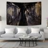 Mysterious Silent Hill Dream Tapestry Ins Style Ink Art Wall Hanging for Bedroom Living Room Game Theme Decorative Decor
