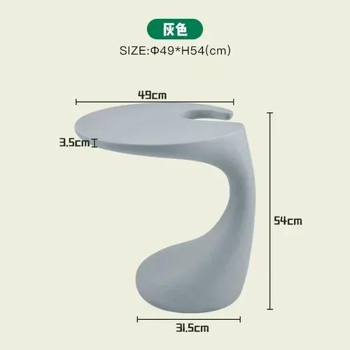 Unique Coffee Table Home Ornament Portable Modern Coffee Table Bedroom Nordic Round Korean Luxury Circle Mesa Centro Room