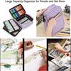 300 Slots Pencil Bag Pencil Organiser Coloured Pencils Storage Bag Pen Holders School Supplies for Girl Boys Adult
