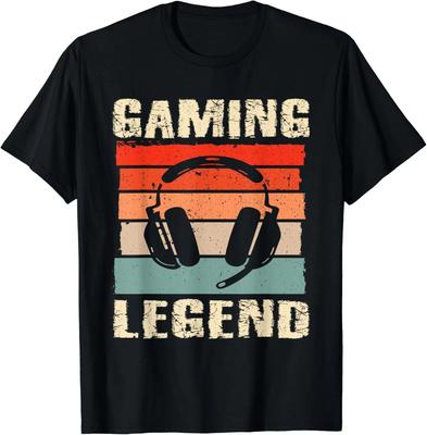 Gaming Legende Gamer Für Jungen Teenager Videospiele Lustiger Spruch Geschenk Unisex T-Shirt