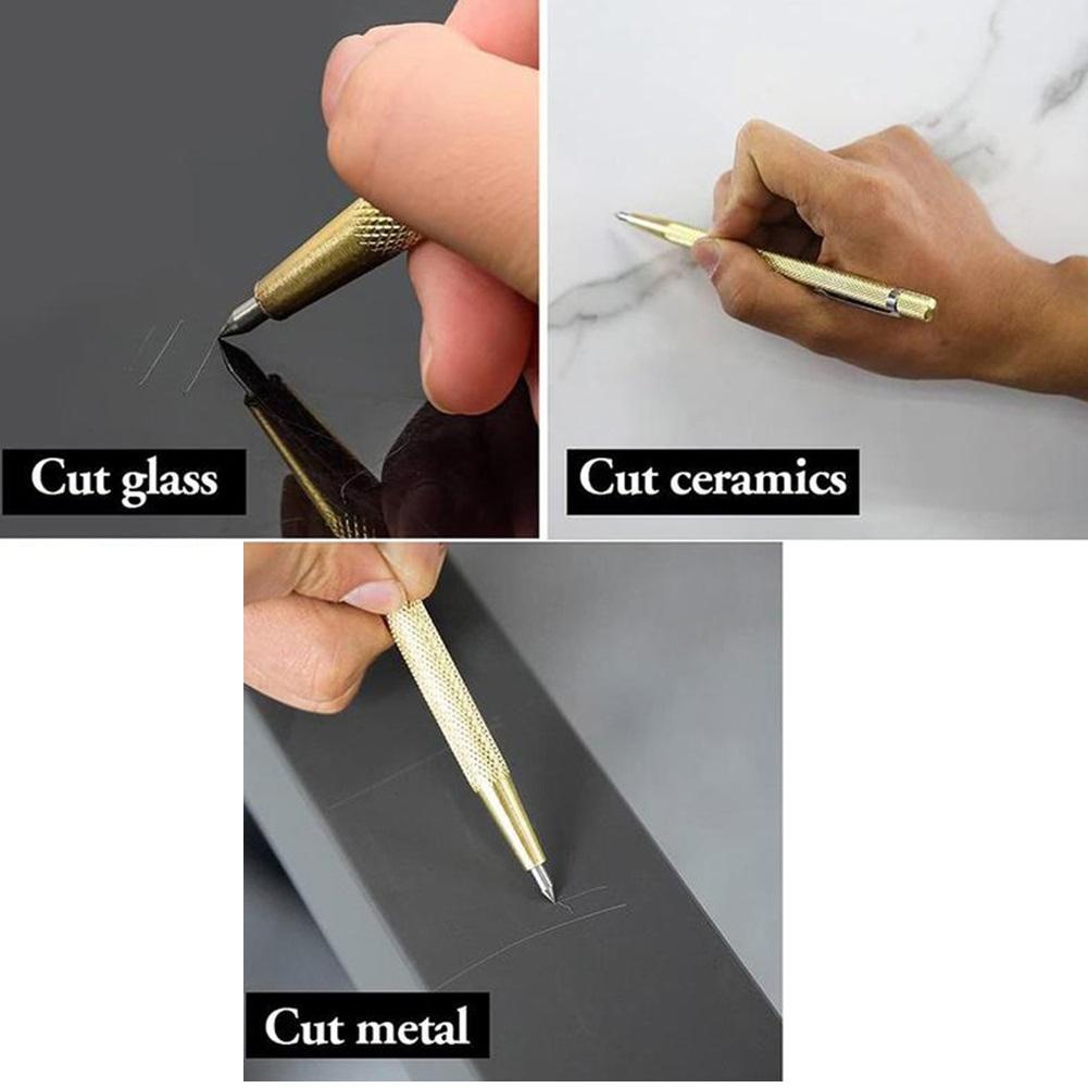 Superior Carbide Tip Scriber Pen for Glass Tiles Make Accurate and Marks