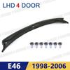 For BMW 1998-2006 E46 4 Door Sedan 320i 323i 325i 328i 330i M3 Windshield Wiper Cowl Panel Cover With Fixed Hook LHD 51718208483
