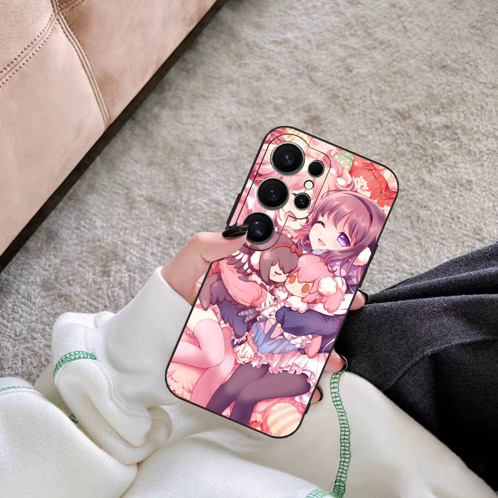 

Милий Аніме Puella Magi Madoka Magica Чохол для Телефону Для Samsung S 24 Fe 25 Ultra Plus 20 Lite 21 30 22 23 24 22 Ultra 5G Fundas Samsung S20 5G