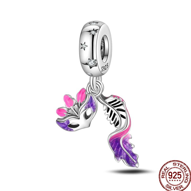 Copper Metal Bird Flying Wings Bee Plant Insect Colored Zircon Charm Bead Component Bead Components Ideal Designed For 3MM Authentic Original