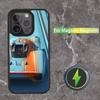 Star G-Gulf Ra-cing Car Phone Case For iPhone 16,15,14,13,12,11,Pro,Max,Plus,Mini,SE Magsafe Magnetic Wireless Charging