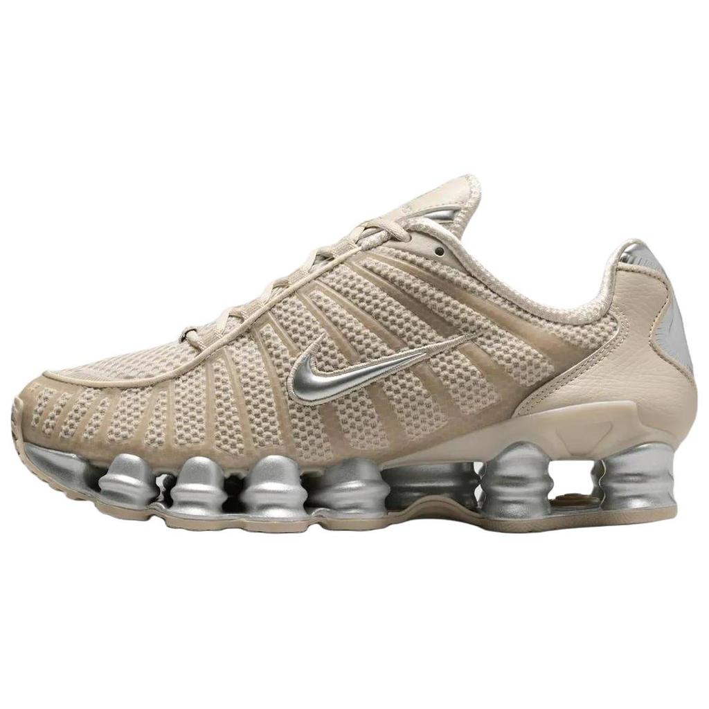 Nike Shox TL Series Cushioning Support Casual Shoes Women's Light Khaki Silver IH2559-200