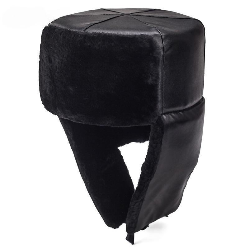 New winter Lei Feng hat thickened warm men's labor insurance leather Northeast Lei Feng cotton hat