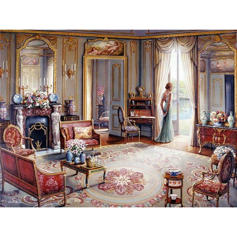 

Diy 5d Алмазная картина Пейзаж Городская мозаика Вышивка крестом Архитектура Пейзаж Алмазная вышивка Домашний декор стены Full Round 20x25CM