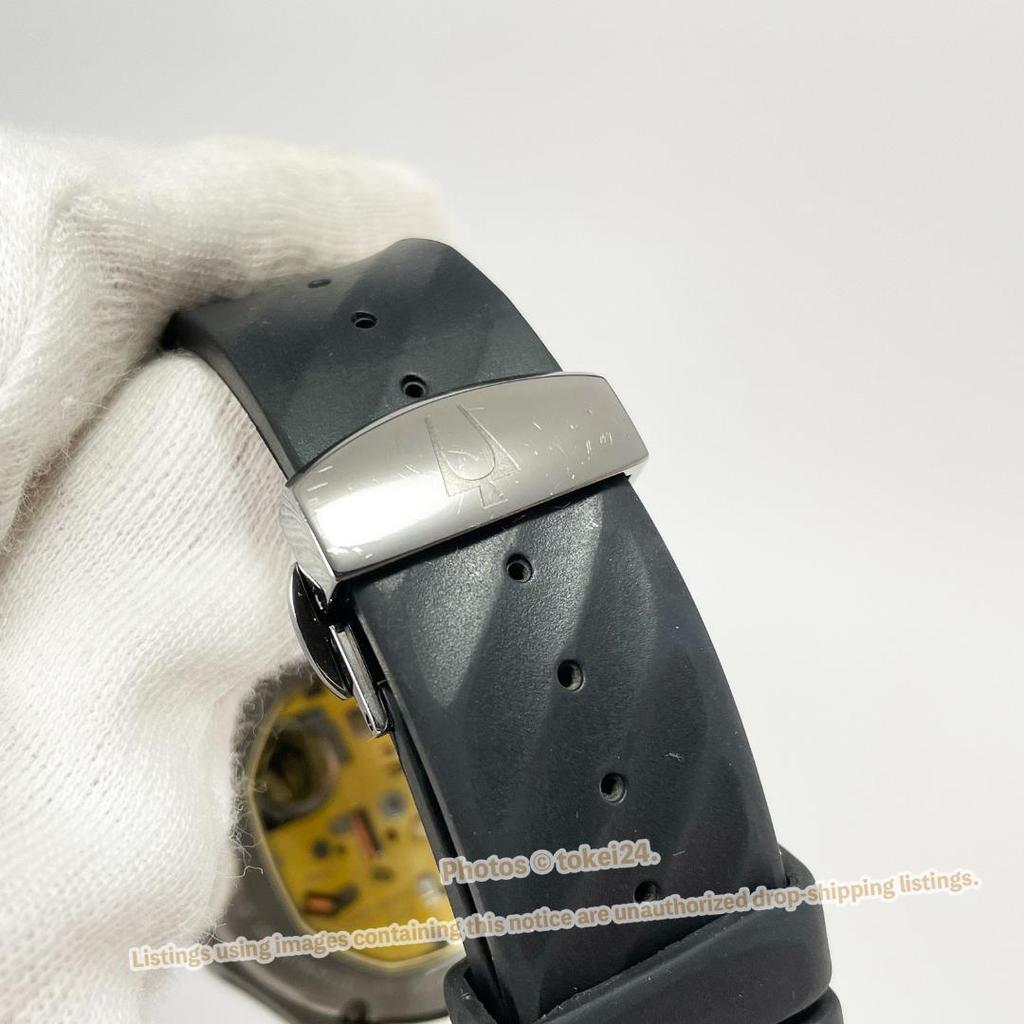 Used New battery BULOVA curve chronograph working 98A162