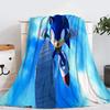 Entzückende Sonic Igel Plüsch Fleece Decke Für Kinder Perfekt Für Winterlichen Komfort