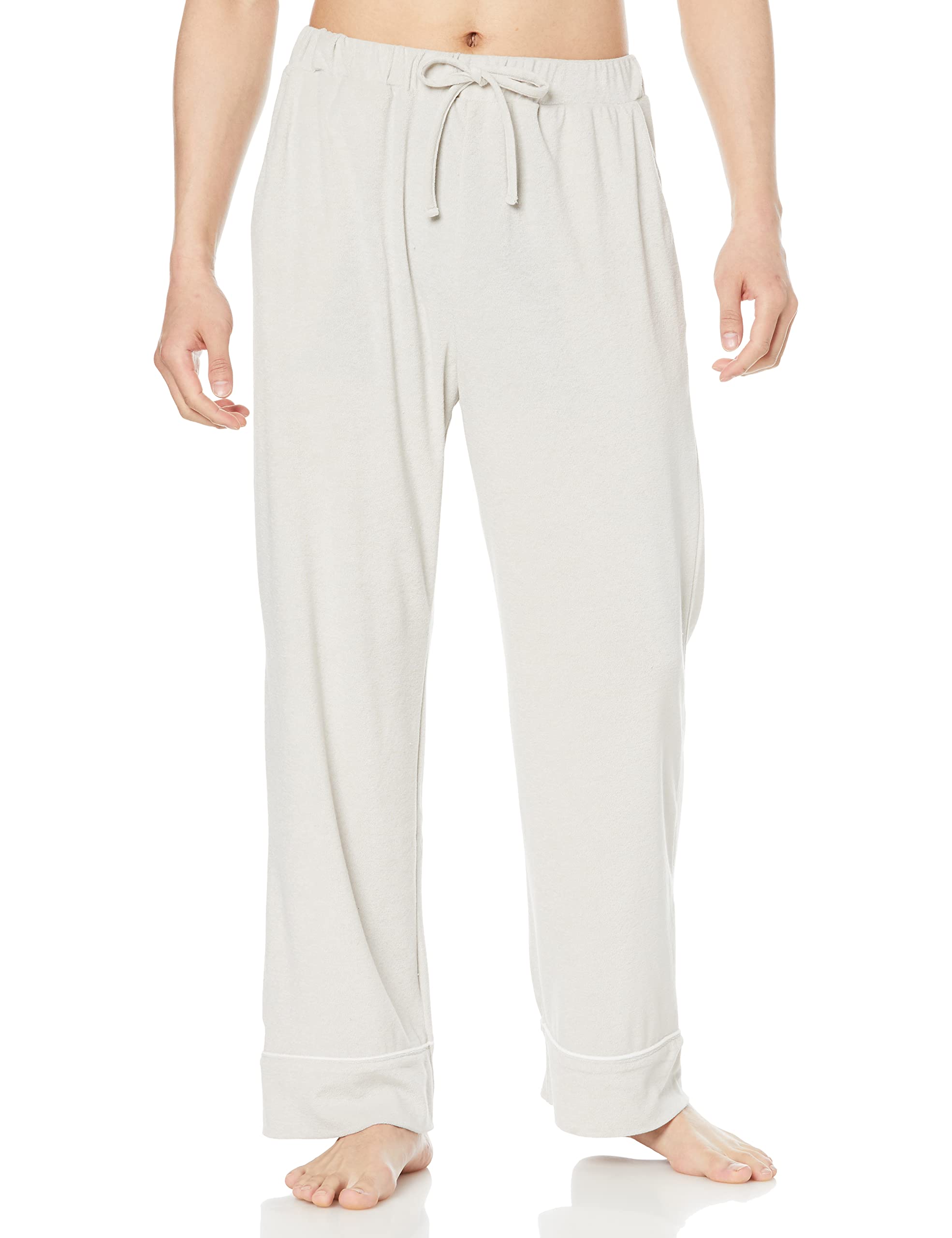 

HOMME Длинные брюки с ворсом и окантовкой PMCP221297 GRY L [Gelato Pique] Мужские серый