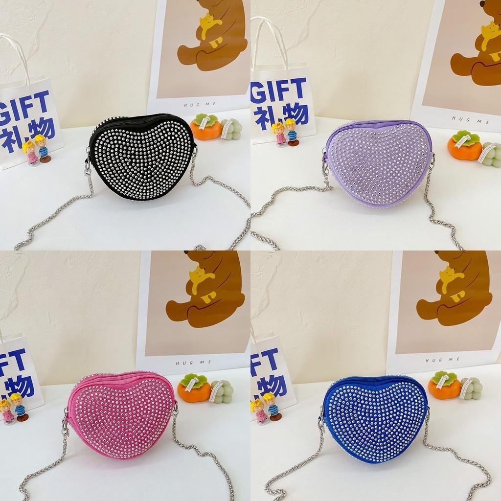 Fashionable Rhinestone Mini Shoulder Bag For Children Stylish Crossbody Purse With Breathable And Durable Materials