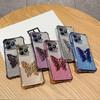 Shockproof Butterfly Holder Stand Phone Case For Google Pixel 7 8 9 10 Pro XL Google Pixel 7A 8A 9A 10 9 8 7 Pro 5G Soft Cover