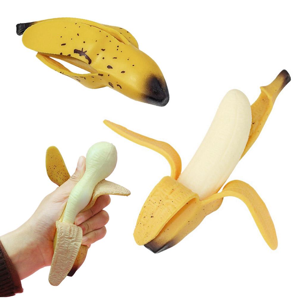 Anti-stress toy-Peeled banana, soft bounce