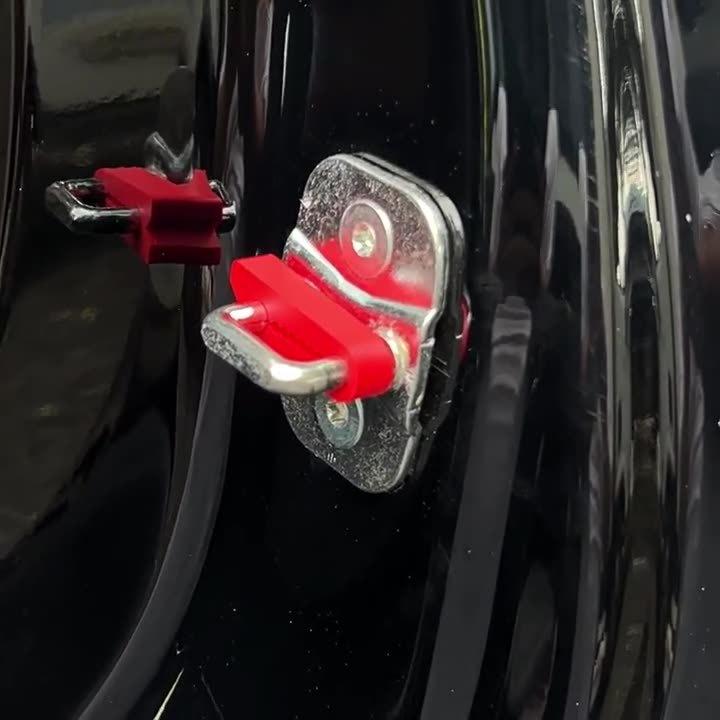 4pc Car Door Buffer Pads Shock Absorber Anti-collision Protective Pads Soft Material Durable Design for Vehicle Door Edge Protection