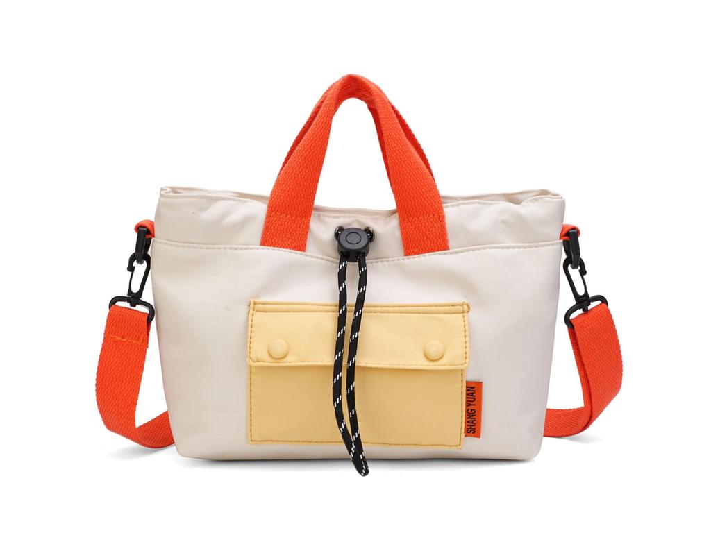 Korean Style Women's Lightweight Drawstring Shoulder Tote: Casual, Stylish & Perfect for Work, Commute, Travel, or Going Out.