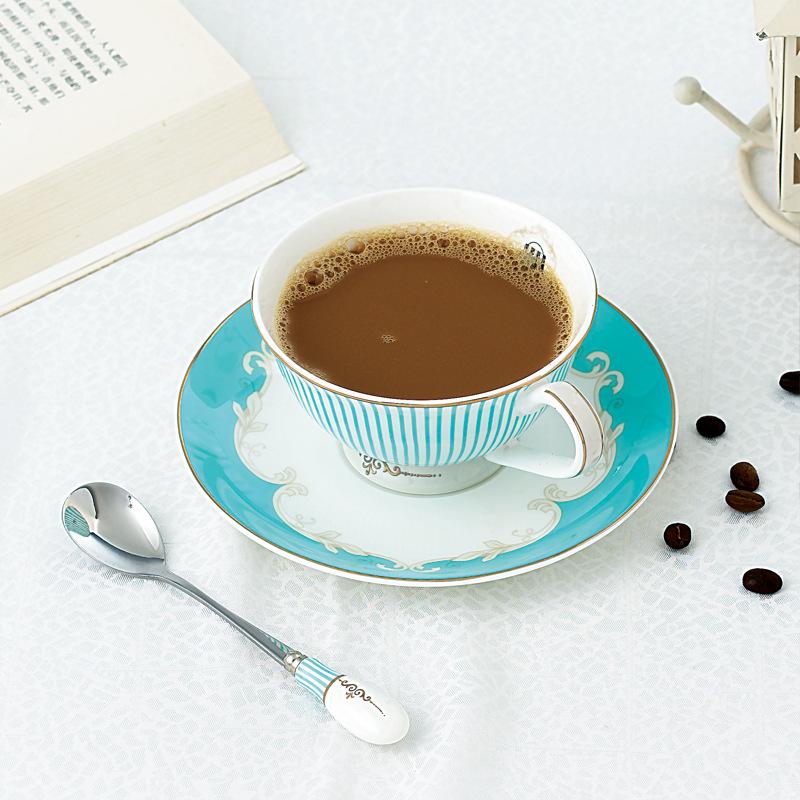 Creative European Bone China Tea Set: Cup, Saucer, Teapot, Dessert Plate, Double-Layer Fruit Bowl, Mix & Match