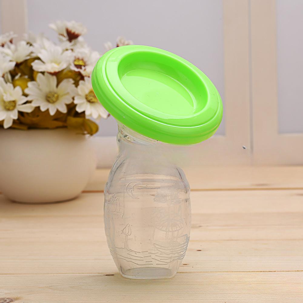 Yeni Bebek Besleme Manuel Göğüs Pompası Ortak Meme Toplayıcı Otomatik Düzeltme Anne Sütü Silikon Pompaları Hamile Ürünleri