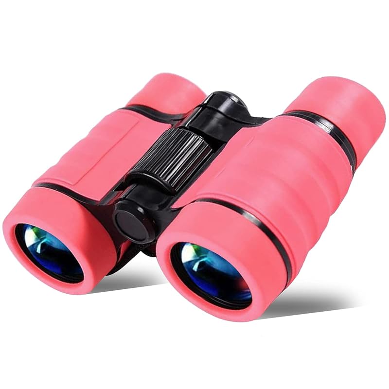 

Satohom binoculars for kids 4x magnification waterproof compact lightweight Perfect for bird watching and outdoor activities Convenient to carry The