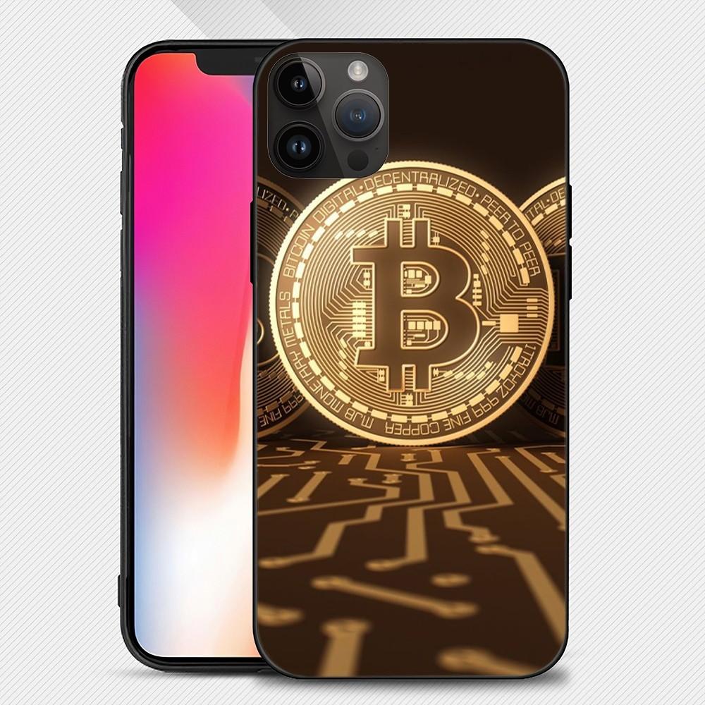 

Чехол для телефона Bitcoin money iphone15 14 13 12 11 Pro Max Mini X 7 8 мягкий чехол iPhone13