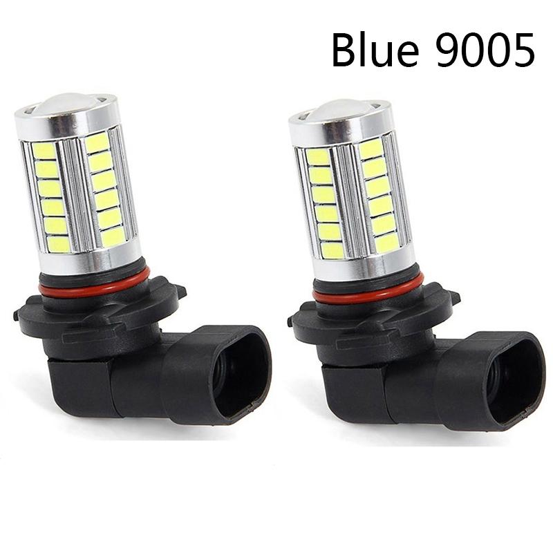2Pcs Car H8 H11 LED 9005 9006 5630 33SMD Fog Lamp Auto Tail Brake Bulb Turn Signal Daytime Running Light Bulb