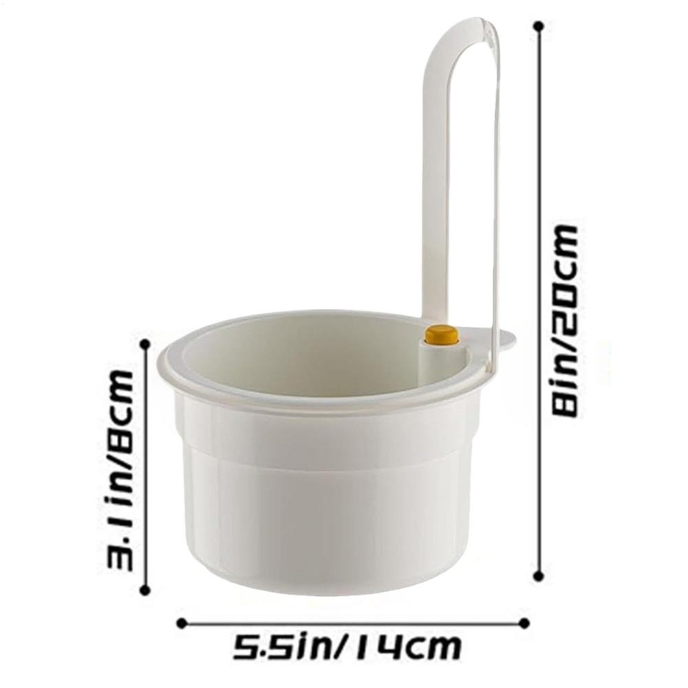 Creative Sink Hanging Strainer Basket Detachable Openable Bottom Cover Kitchen Garbage Filter Quickly Drain Food Wash Basket