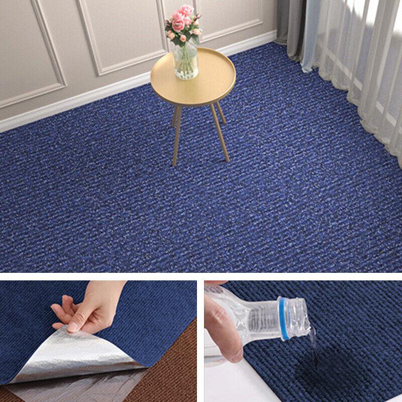 10Pcs Self Adhesive Carpet Floor Mat Anti-Slip Floor Sticker Living Room Carpet Anti-Slip Self Adhesive Floor Sticker Staircase
