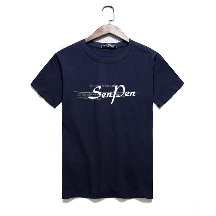 S-5XL Pánské bavlněné tričko s krátkými rukávy s výstřihem do O Volné ležérní trička Pánské triko s potiskem Streetwear