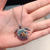 Fashion Women Rhinestone Turtle Mother Baby Pendant Chain Necklace Jewelry Gift