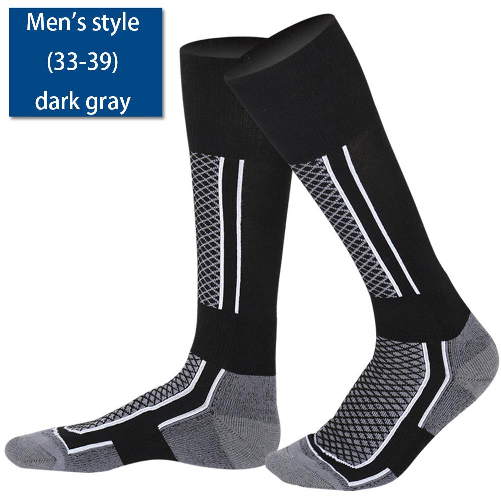 1/2Pairs Winter Adult Thermal Ski Socks Men Women Warm Outdoor Cycling Snowboarding Sports Thermosocks Camping Hiking Stockings