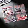 For Reflective Motorcycle Stickers, 3M Safety Warning At Night In the Dark Scooter Helmets