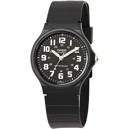 CASIO QUARTZ MQ-71-1B wristwatch watch men unisex resin black casual