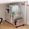 Zhaiwanjia Movable Under-Desk Bookshelf Cart