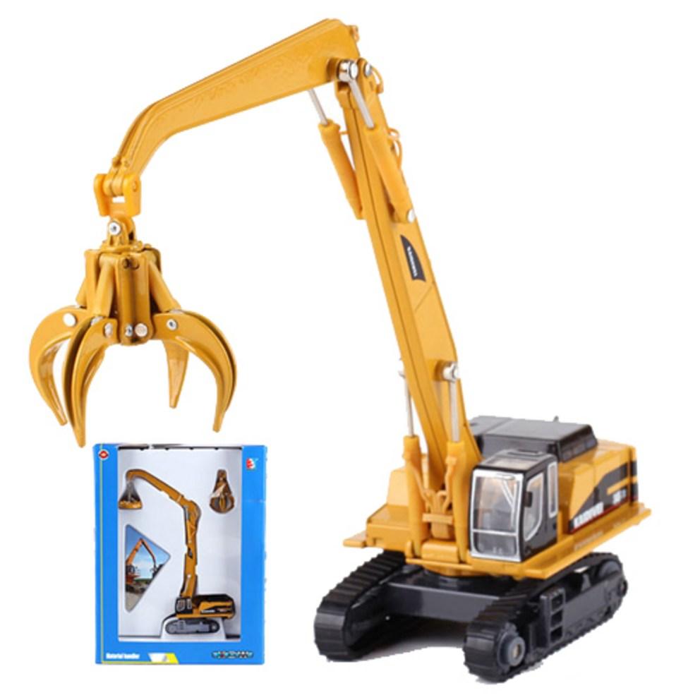 KDW 625010 Die-Cast Wheel Excavator Heavy Construction Vehicle Model