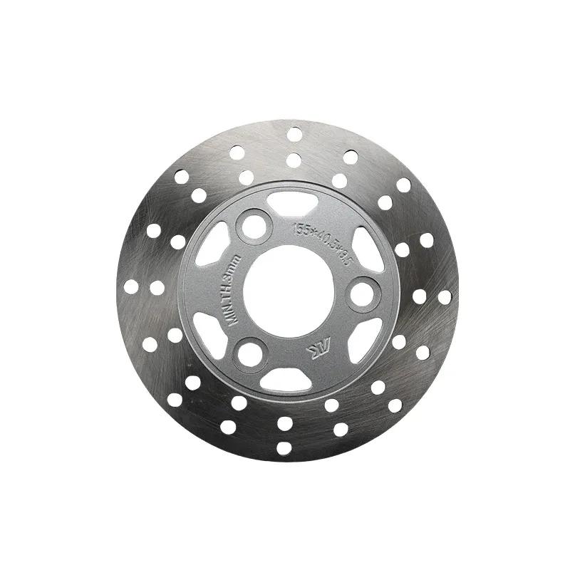 LINGQI RACING 155mm Vorderradbremsscheibe Rotor mit 3 Befestigungsschrauben für Monkey Z50 Bike Z50R Pit Dirt Bike Motorradzubehör