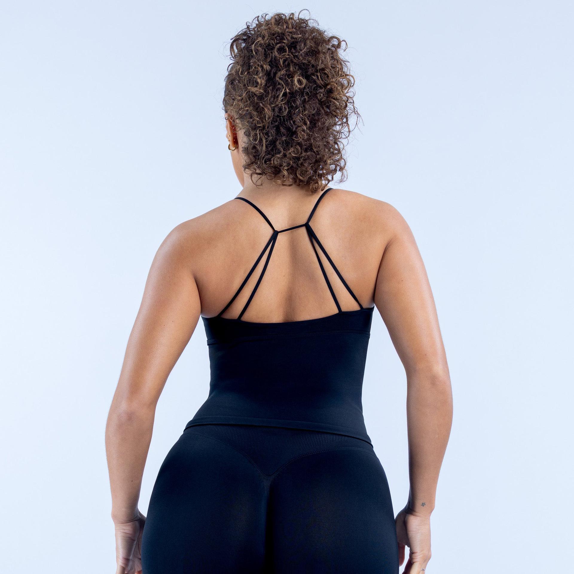 Женский топ-бра для йоги DFYNE на бретельках, многостильный Small