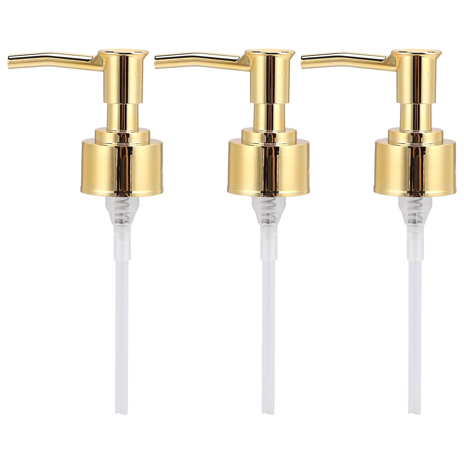 

Perfume Bottle Pump Shampoo and Conditioner Bottle Nozzle for Soap Lotion Massage Oil Bottle золотой