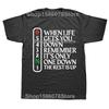 Funny Biker When Life Gets You Down Motorcycle  T Shirts Men Pure Cotton Streetwear Tee Shirt Short Sleeve Unisex Loose Clothing