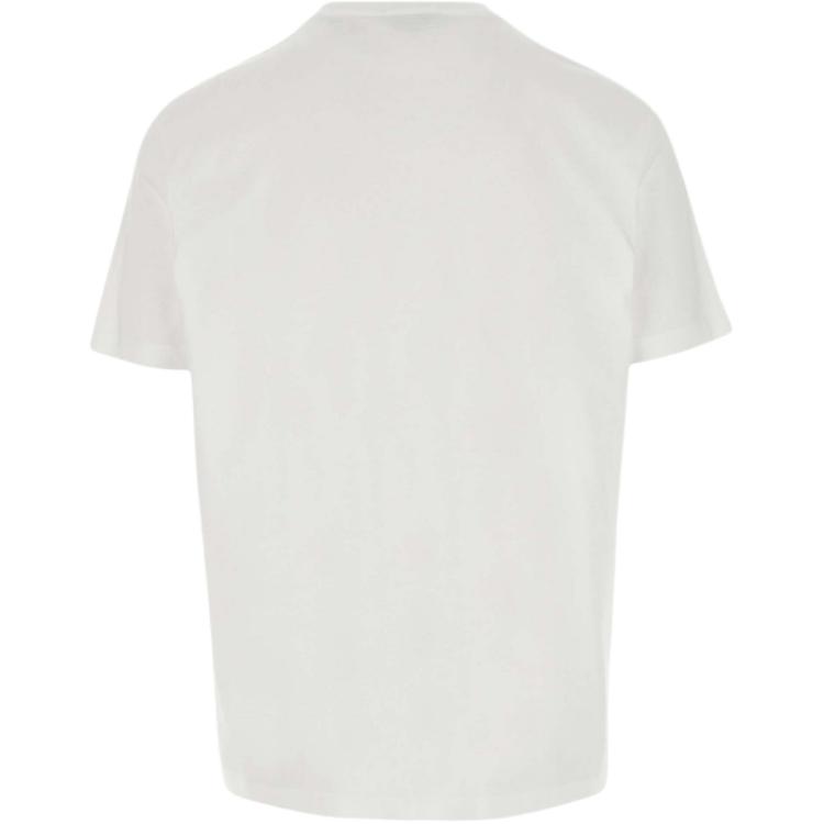 Versace Ss22 Logo Plain Round Neck Short Sleeve T-Shirt Men T-Shirts White 1003908-1A02797-1W000